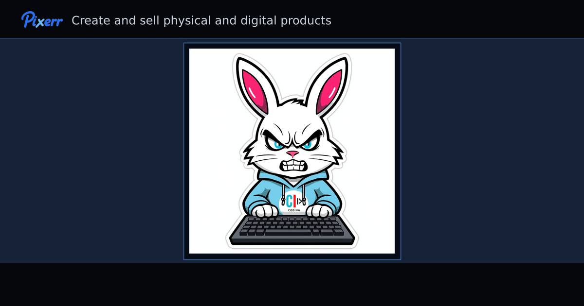 Blue Screen Bunny – Code Rabbits | Pixerr